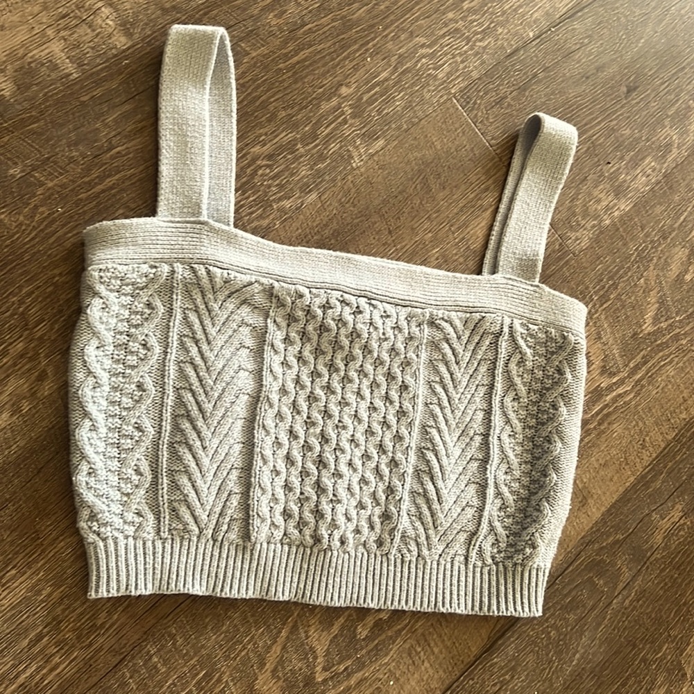 ASOS sweater crop top